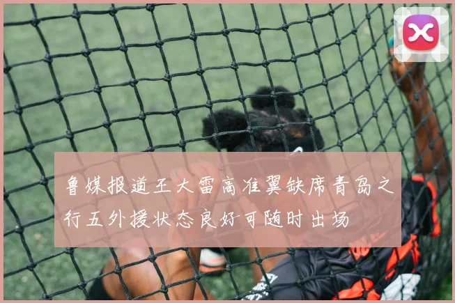 鲁媒报道王大雷高准翼缺席青岛之行五外援状态良好可随时出场